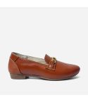 Mocasín Puro Cuero 1175 Caramelo