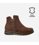 Botines de Puro Cuero Modelo 1200 Marrón