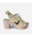 Sandalia Puro Cuero 1134 - Natural/Print