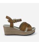 Sandalia Puro Cuero 1097C - Caramelo