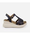 Sandalia Puro Cuero 366 - Negro