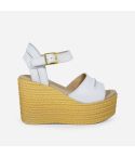 Sandalia Puro Cuero 370 - Blanco