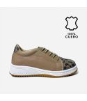 Zapatilla Puro Cuero 656 Print
