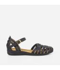 Sandalia Puro Cuero 657 - NEGRO