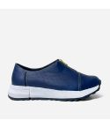 Zapato Puro Cuero 685 Azul