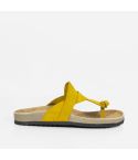 Sandalia Puro Cuero 701 - AMARILLO