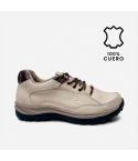 Zapatilla Puro Cuero 729 Hueso