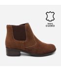 Botin Puro Cuero 732 Marrón