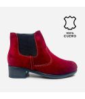 Botin Puro Cuero 732 Vino
