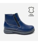 Botin Puro Cuero 790 Azul