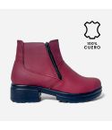 Botin Puro Cuero 790 Vino PU