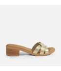 Sandalia Puro Cuero 812 - Dorado