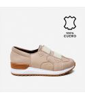Zapatilla  Puro Cuero 832 Pv