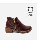 Botin Puro Cuero 837 Marrón