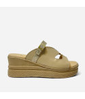 Sandalia Puro Cuero 858 Beige
