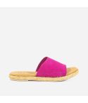 Sandalia Puro Cuero 861 - FUCSIA