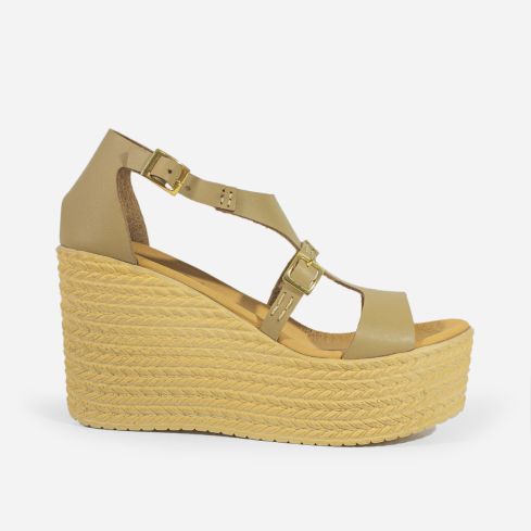 Sandalia Puro Cuero 1023 - Natural