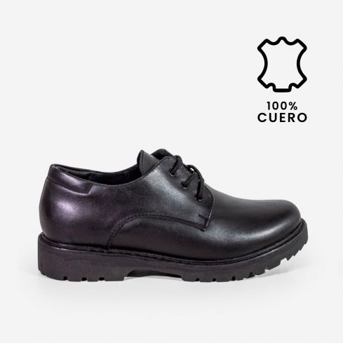 Zapato Puro Cuero 1059 -  Negro