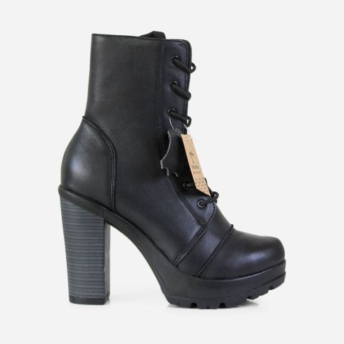 Bota Puro Cuero 1060 Negro