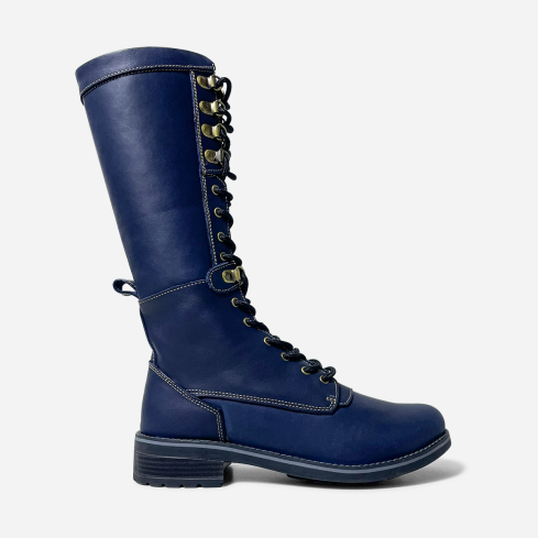 Bota Puro Cuero 1068 Azul