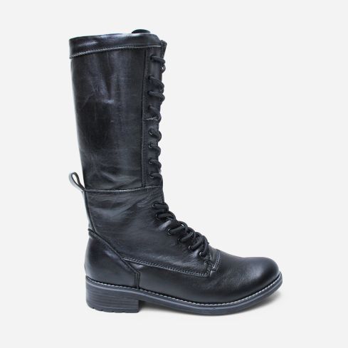 Bota Puro Cuero 1068 Negro