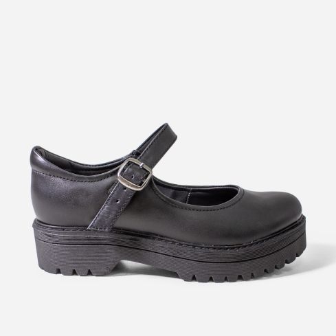 Zapato Puro Cuero 1078 B -  Negro