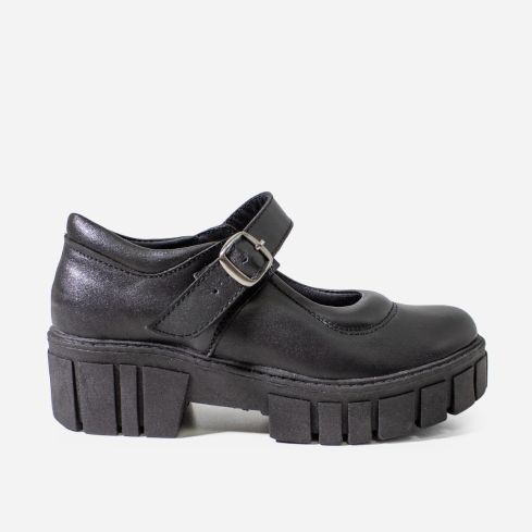 Zapato Puro Cuero 1098 A -  Negro
