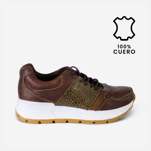Zapatilla Puro Cuero 1109