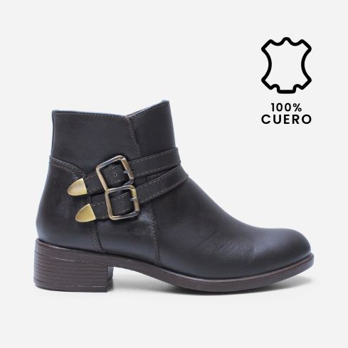 Botin Puro Cuero 1116 Marrón