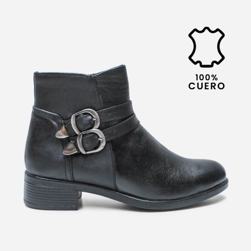 Botin Puro Cuero 1116 Negro