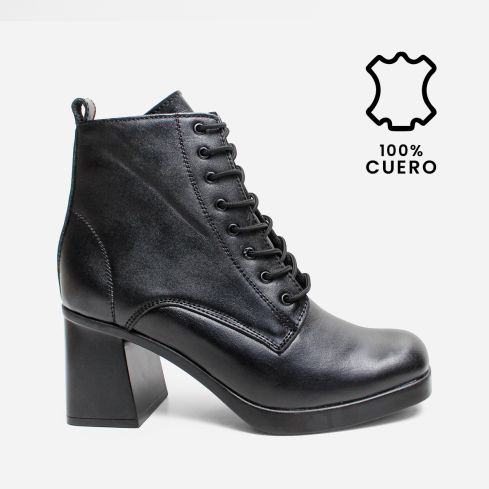Botin Puro Cuero 1161 Negro