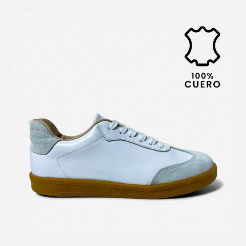 Zapatilla Puro Cuero 1165 Blanco