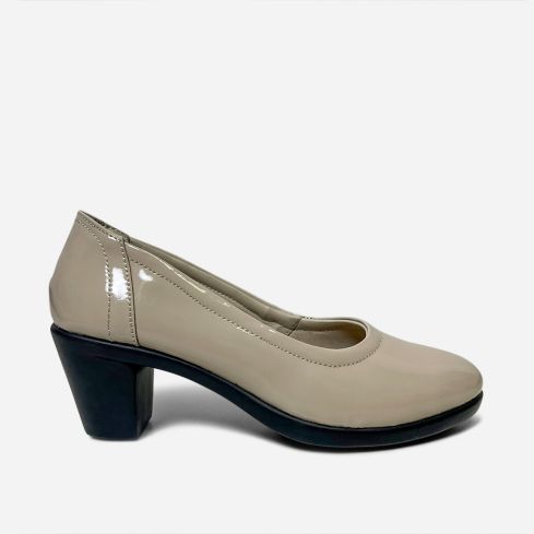 Zapato Puro Cuero 1166 Hueso Charol