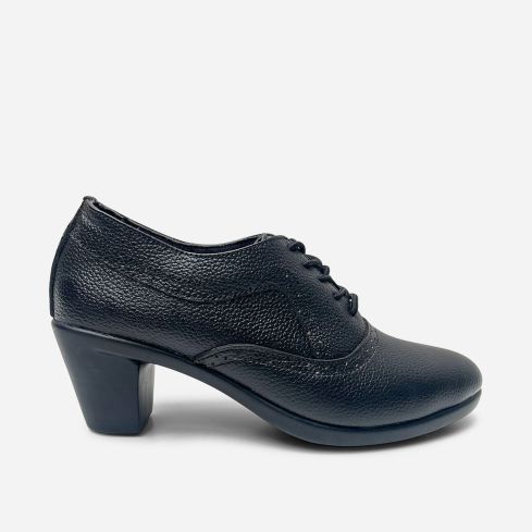 Zapato Puro Cuero 1177 Negro
