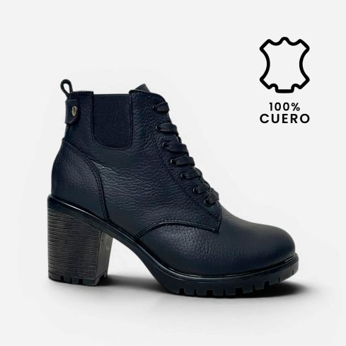 Botín Puro Cuero Mdo. 881-26 Negro