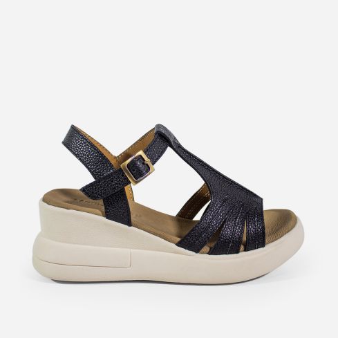 Sandalia Puro Cuero 366 - Negro