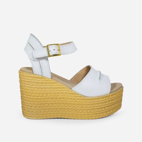 Sandalia Puro Cuero 370 - Blanco