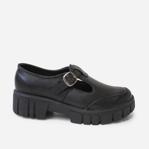 Zapato Escolar Puro Cuero 605
