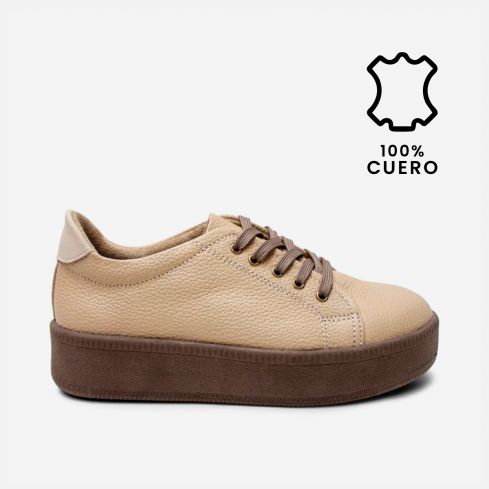 Zapatilla Puro Cuero 656 Maiz