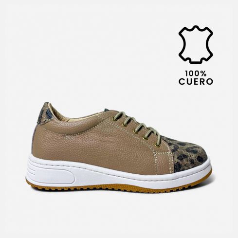 Zapatilla Puro Cuero 656 Print