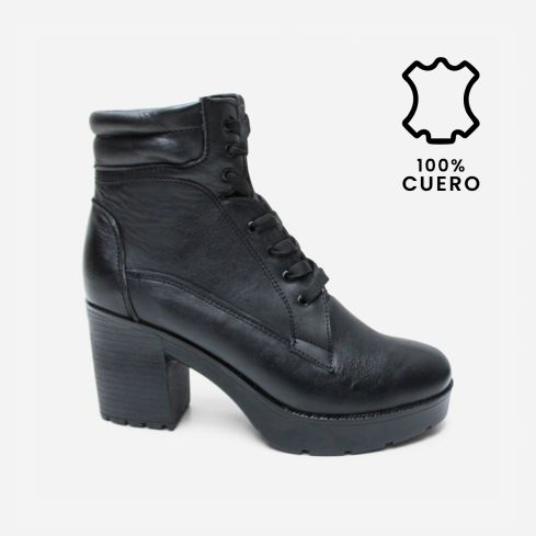 Botin Puro Cuero 682 Negro