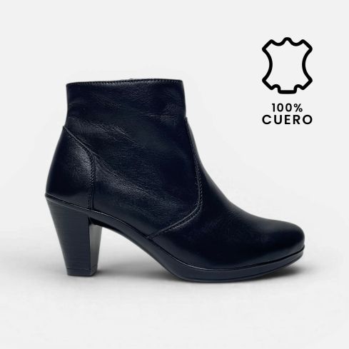 Botin Puro Cuero713Negro