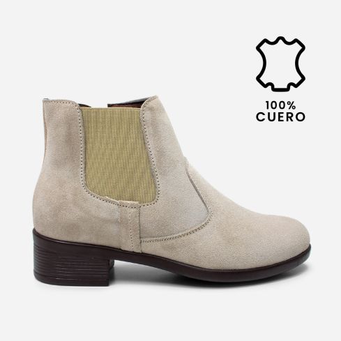 Botin Puro Cuero 732 Blanco