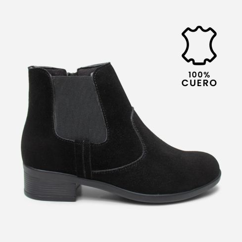 Botin Puro Cuero 732 Negro
