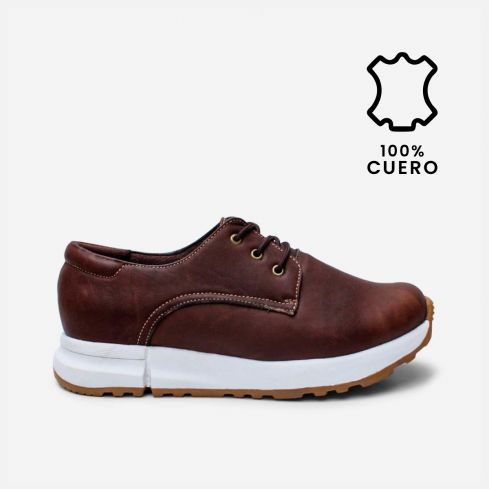 Zapatilla Puero Cuero 759
