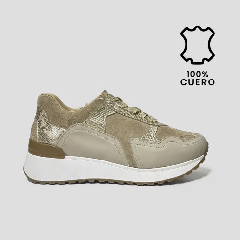 Zapatillas de puro cuero 760