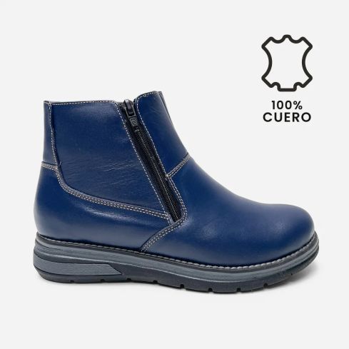 Botin Puro Cuero 790 Azul