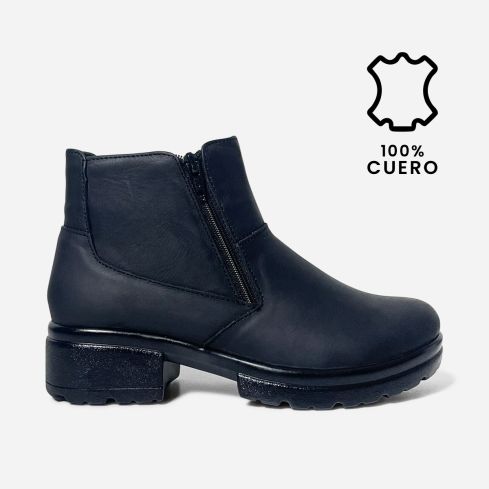 Botin Puro Cuero 790 Negro PU