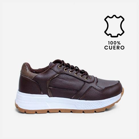 Zapatilla Puero Cuero 842 Pv