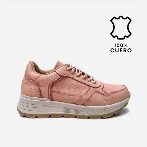 Zapatilla Puro Cuero 842 Nude